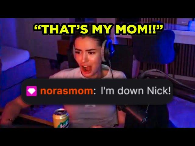 Nick flirts with Nora's Mom...