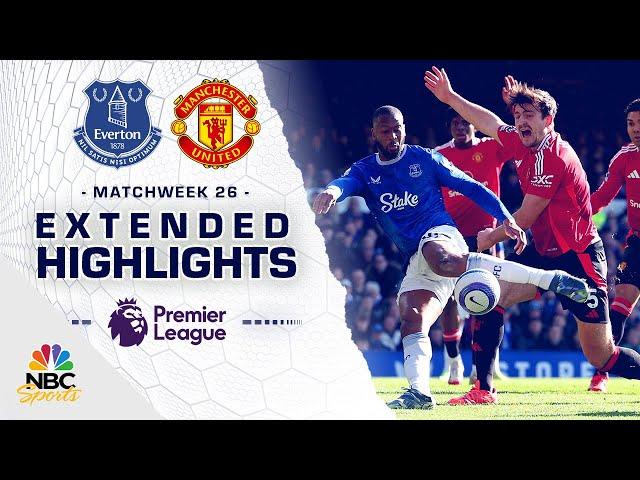 Everton v. Manchester United | PREMIER LEAGUE HIGHLIGHTS | 2/22/2025 | NBC Sports