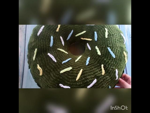 #amigurumi #амигуруми #вязаниекрючком  #вязание #вязовлог #vlog Подушка пончик крючком