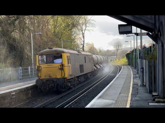 Trains at Chartham, Wye and Chilham 2/11/22