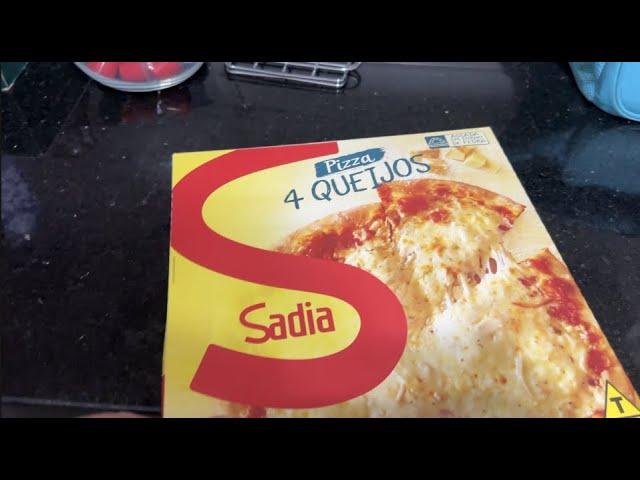 Fiz o UNBOXING da pizza congelada da Sadia