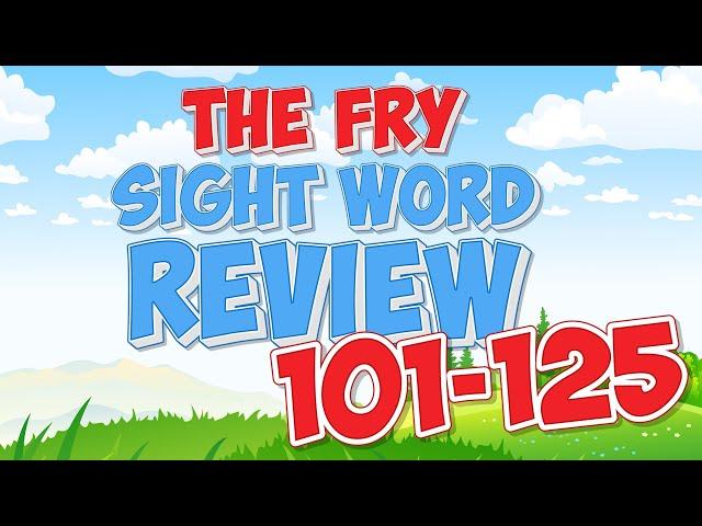 Fry Sight Word Review | 101-125 | Jack Hartmann