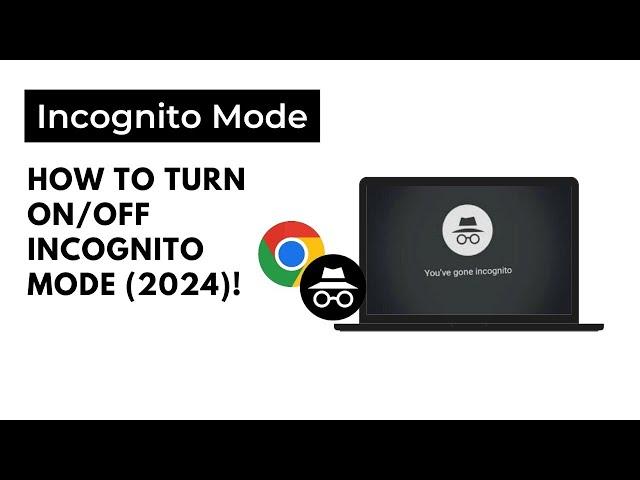 How to Turn ON/OFF Incognito Mode on YouTube 2024 (PC/Laptop)