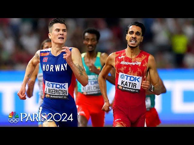 EPIC FINAL LAP decides Ingebrigtsen's repeat attempt in men's 5K at Worlds | NBC Sports