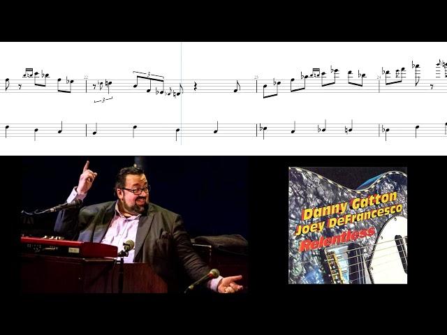 Joey DeFrancesco Jazz Blues Organ Transcription - The Chess Players