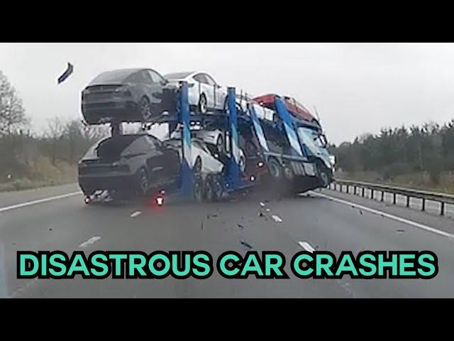 These Car Crashes Were So Close To Disaster  #compilation | CATERS CLIPS