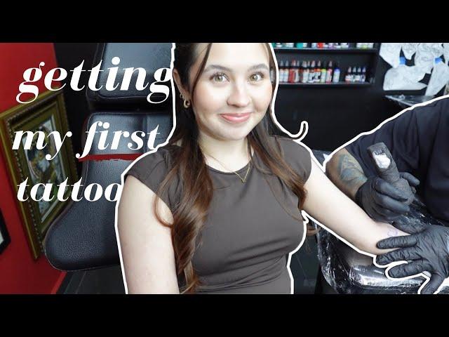 getting my first tattoo  | vlog + experience