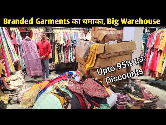 Branded Ladies Garments Warehouse/ UPTO 95% Discount, Cheapest Export Surplus Ladies Garments.