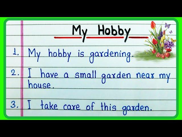 10 lines on My Hobby | My Hobby Essay | Essay on My Hobby | My Hobby Gardening Essay in English