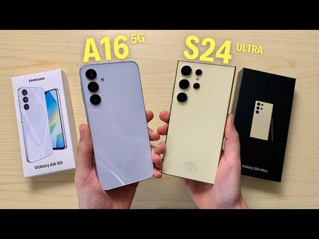 Galaxy A16 5G vs Galaxy S24 Ultra - Speed Test!