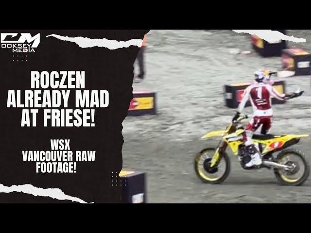 WSX Vancouver Raw Footage, Roczen Already Mad At Friese! Tomac Looking Fast!