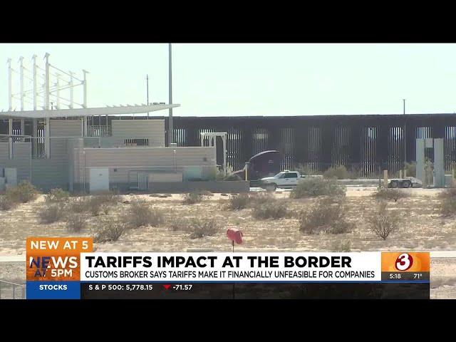 Import-export businesses in Yuma area concerned about tariffs