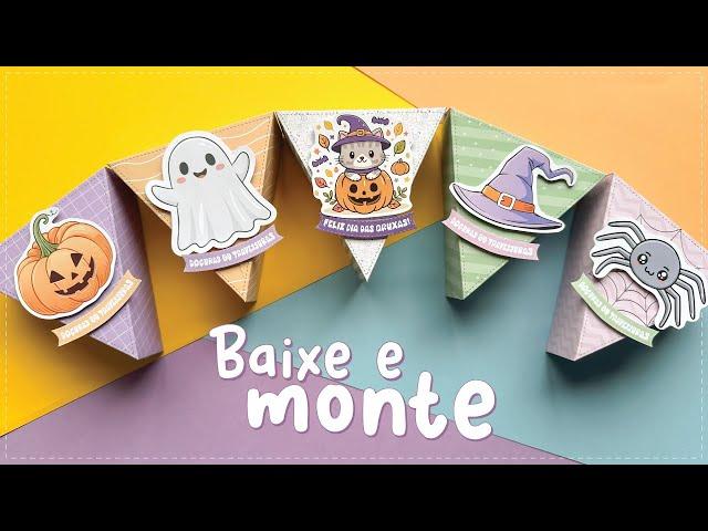 BAIXE E MONTE - CAIXA DE DOCE | HALLOWEEN | COMO FAZER?