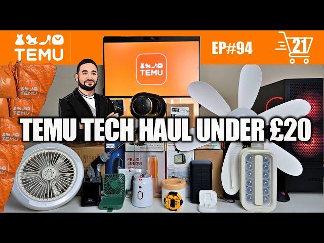 £20 Tech Challenge: Massive Temu Unboxing, You Don't Want to Miss! (EP#94)