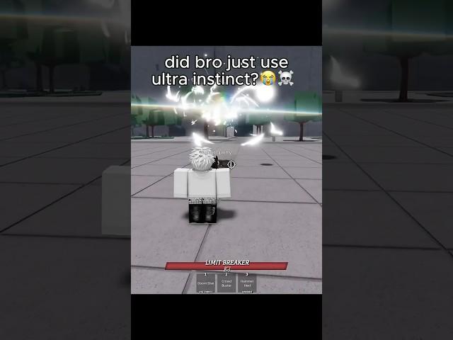 bro just used ultra instinct #roblox #tsb #shorts