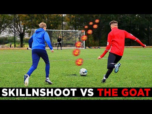 HOW GOOD IS THE BEST FREE KICK TAKER IN THE WORLD? skillNshoot vs KnuckleballTwins