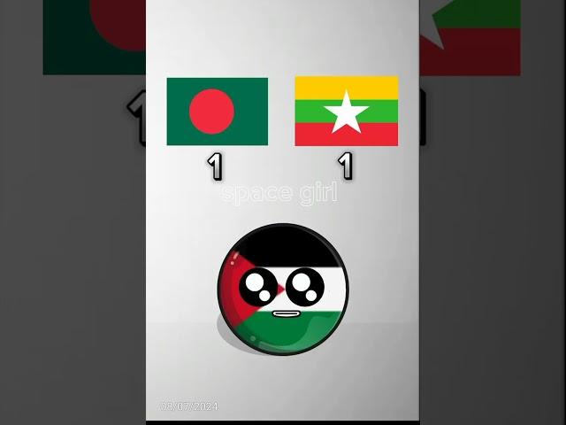 Countries support Bangladesh or Myanmar #spacegirlyt