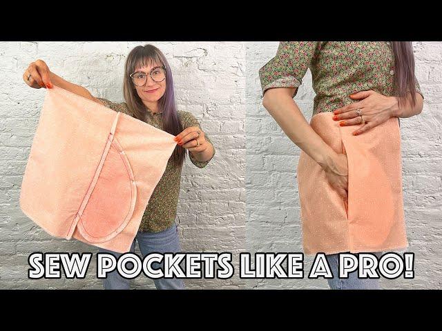 How To Sew Inseam (Side Seam) Pockets Like A Pro!