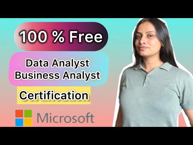 I completed free Certificates ( DATA ANALYST/ Business Analyst) in 7 days |Microsoft & Linkedin