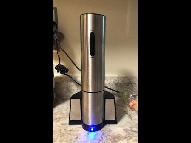 How to use the Cuisinart electric wine opener