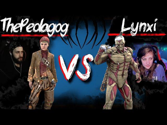 Игры со стримерами ДбД, ThePedagog против Lynxi Dead by Daylight