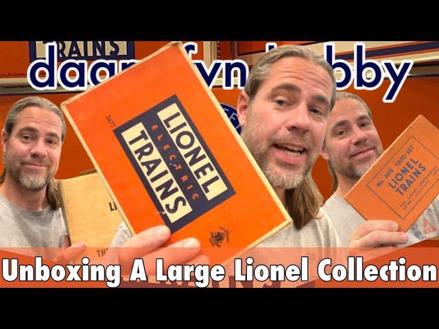 Unboxing a Large Postwar Lionel Collection From My Uncle! Dusty Old Trains!