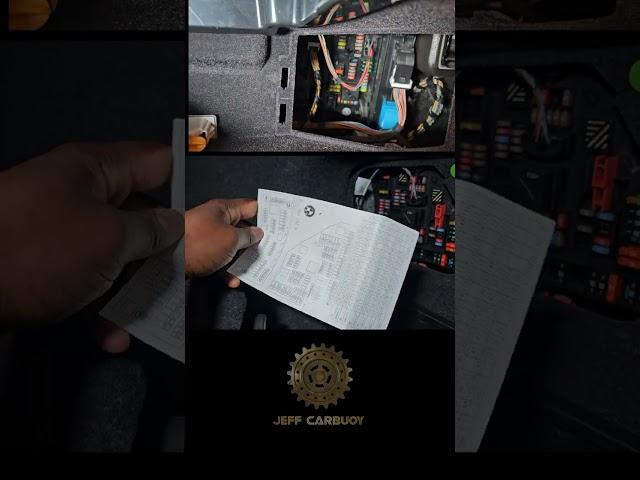 Fuse box location & Diagram on BMW 550i 2013