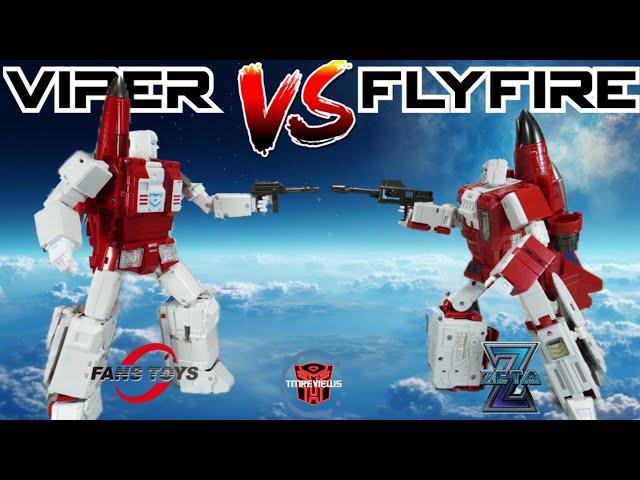 Comparison: FansToys FT-30D Viper VS Zeta Toys ZB-01 Flyfire (AKA Fireflight)