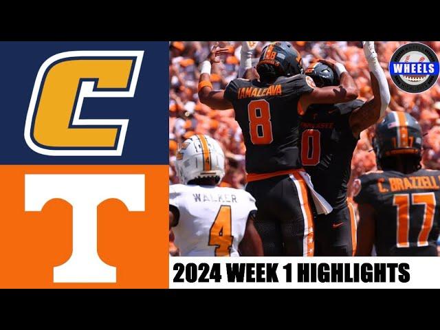 #15 Tennessee vs Chattanooga | Full Game Highlights | 2024 College Football Highlights