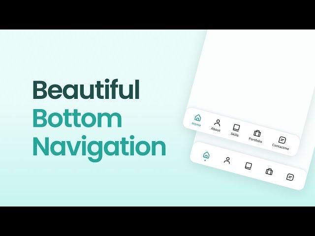 Responsive Bottom Navigation Bar Using HTML CSS & JavaScript | Dot Bar Navigation