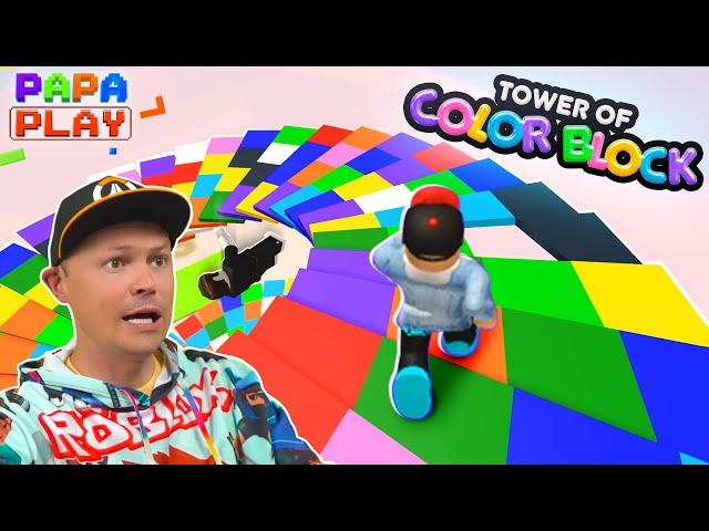 Мы с Катей чемпионы в Tower of Color Block