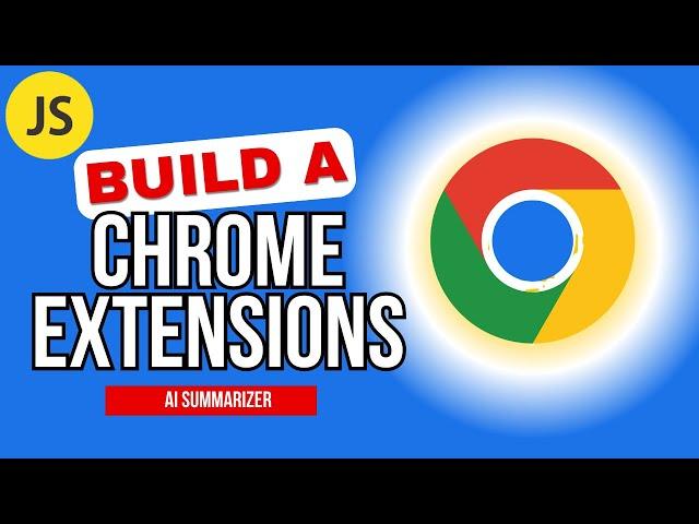 Build a Chrome Extension  | Ai Summarizer | with Detailed Explanation | JavaScript  Major Project
