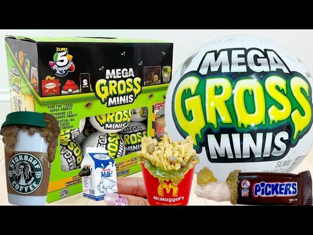 MEGA GROSS MINIS UNBOXING ZURU 5 SURPRISE BALLS