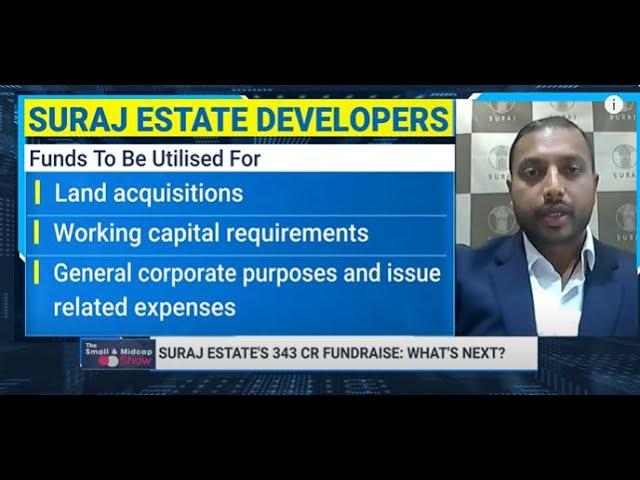 NDTV Profit The SMID Show | Mr . Rahul Thomas – Whole Time Director, Suraj Estate Developers Limited