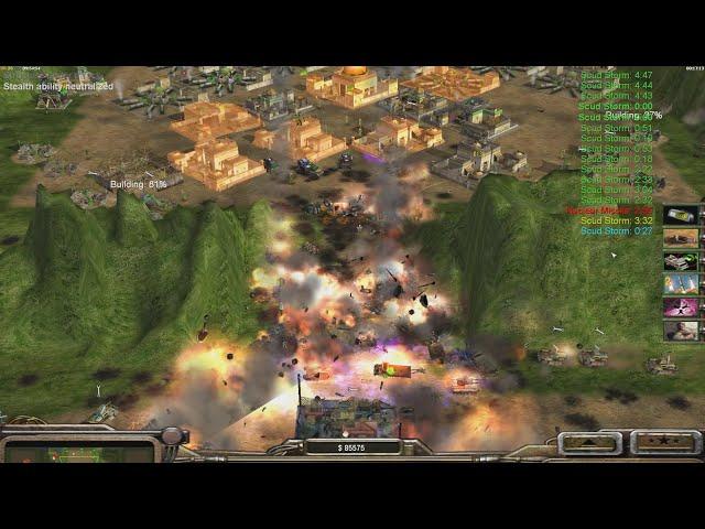 " Begin stitching " GLA Stealth - 1 v 7 HARD - Command & Conquer Generals Zero Hour