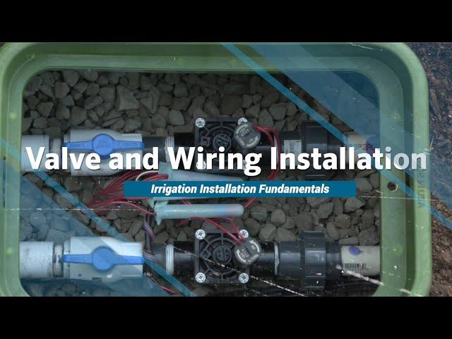 Hunter IIF Training:  Valve and Wiring Installation