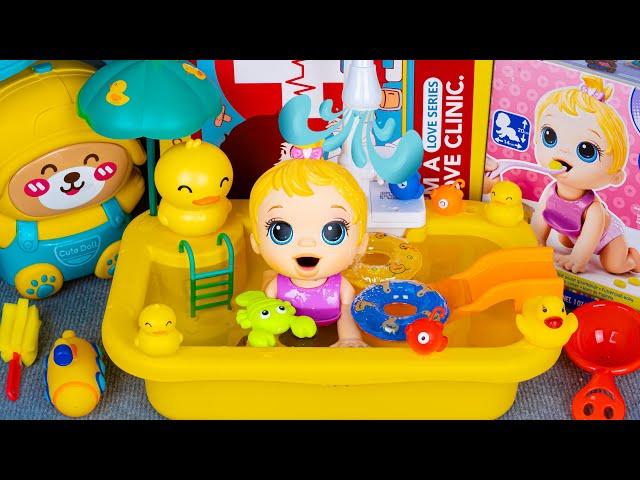 [LIVE]Satisfying with Unboxing Cute Barbie Doll Bathtub Toys #2Disney Toys Collection Review ASMR