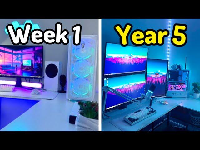 5 Year Gaming Setup Transformation!!!