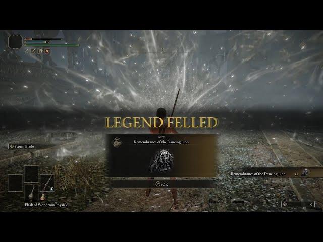 [ELDEN RING] LV1 Divine Beast Dancing Lion No Hit