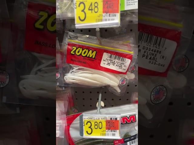 Top 5 #bassfishing baits from #walmart #zoombaits #senko #strikeking