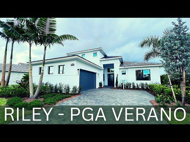 LUXURY NEW CONSTRUCTION HOME TOUR IN PGA VERANO - PORT SAINT LUCIE - THE RILEY