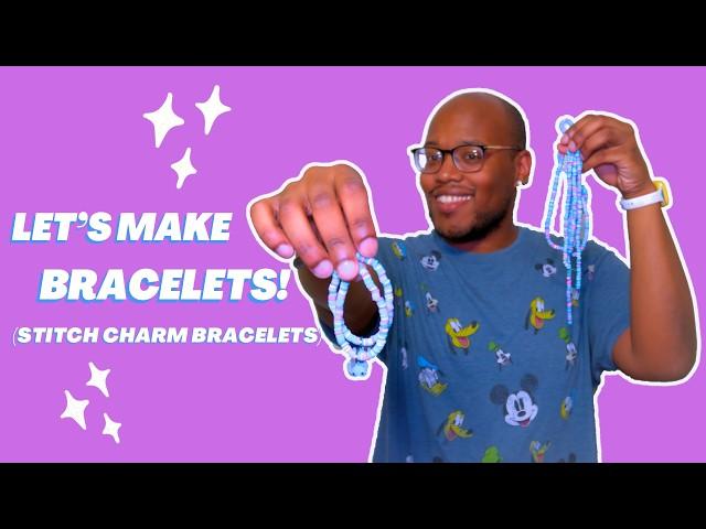 LET'S MAKE CLAY BRACELETS TOGETHER! (STITCH CHARM BRACELETS) || CHARMS BY PRINCE