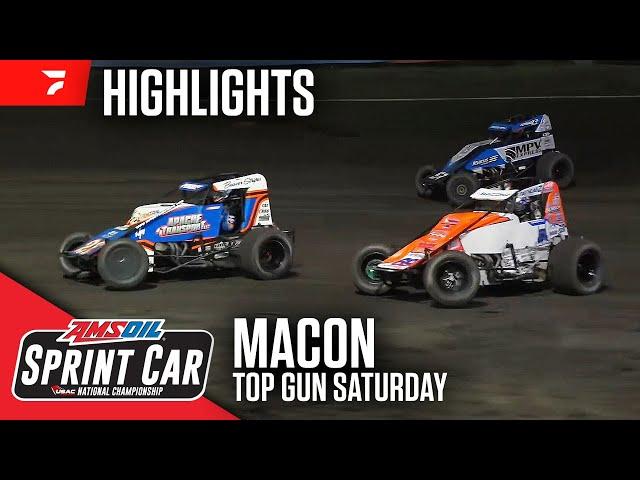 Top Gun Finale | USAC Sprints at Macon Speedway 6/29/24 | Highlights