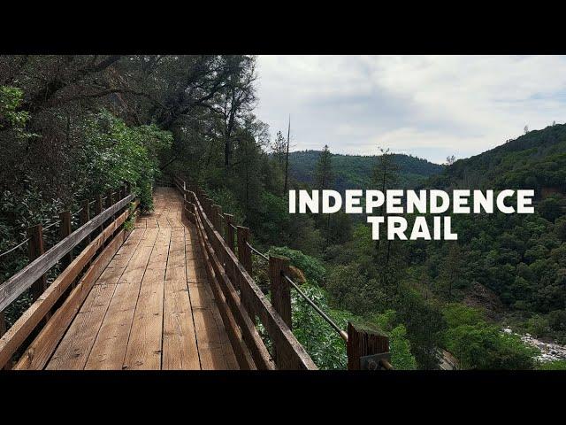 Independence Trail - Nevada City - Yuba River - Miners tunnel - Butterflies - Hiking Norcal