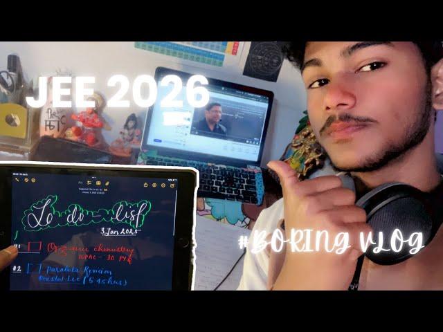 Study vlog JEE aspirant 2026 | A day in a life of a jee aspirant |