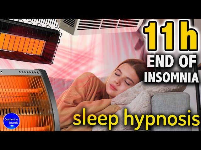 Defeat insomnia, Fal asleep easily, white noise combo, 3 heaters sound to sleep deeply