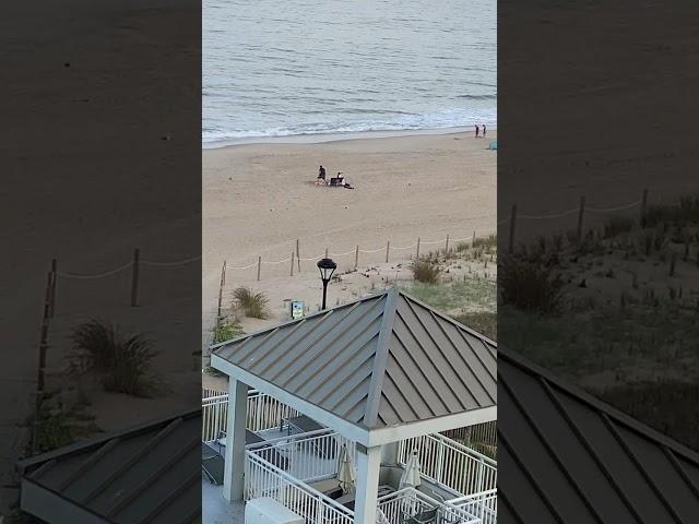 Huge Pool Deck | Hilton Oceanfront Suites Ocean City MD