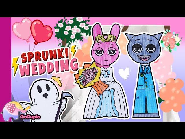 SPRUNKI Wedding!! Menolong Pengantin Pinky yang DICULIK?! - Goduplo TV