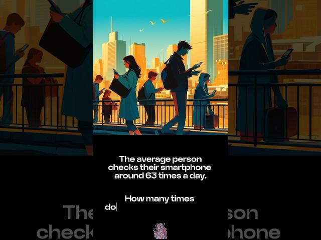 The average person checks their phone this amount of times #tech #shorts
