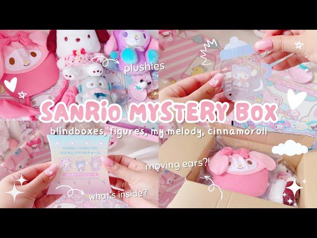 Opening a Sanrio Mystery Box 🫧: blind boxes, my melody, cinnamoroll, etc 